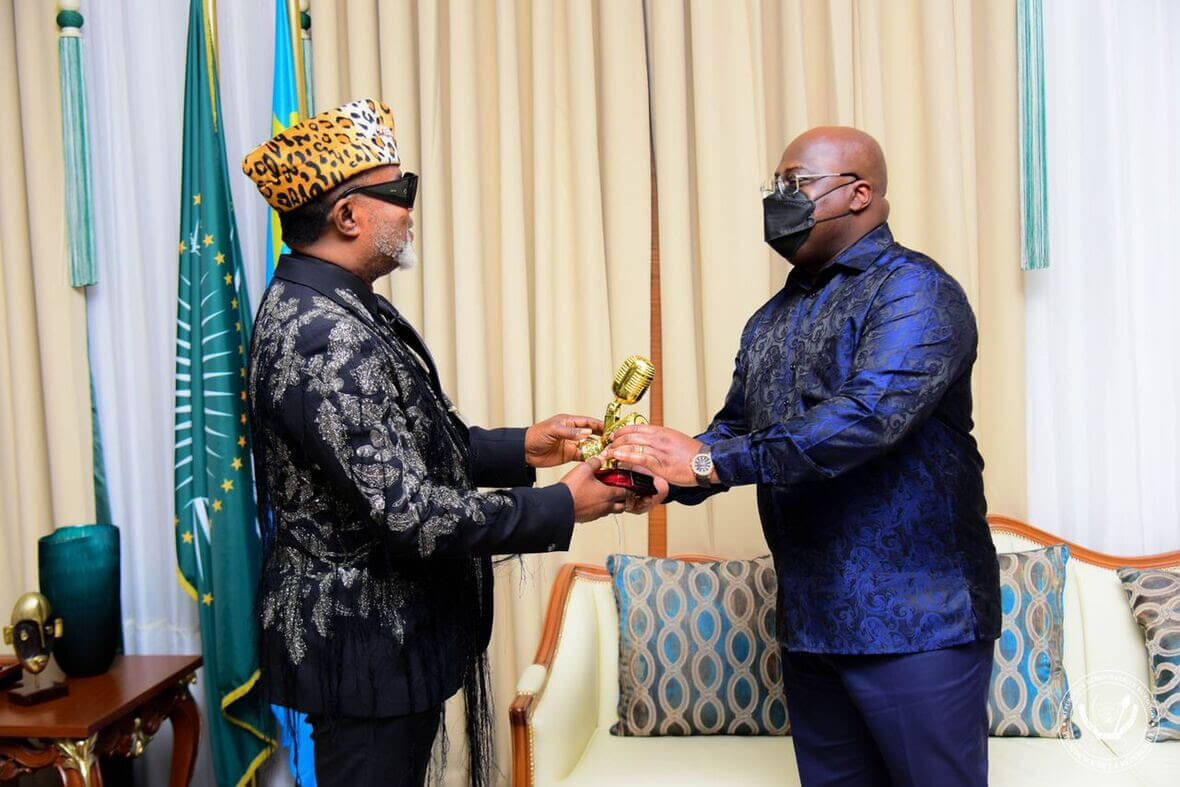 DRC President Hosts AFRIMA Legend Award Winner, Koffi Olomide
